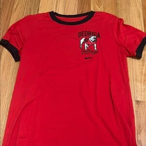 Nike Red and Black Short Sleeve Tees